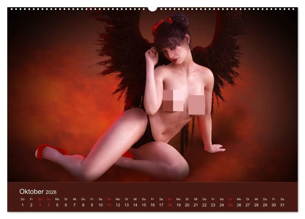 Bild: 9783457818992 | Engel der Verführung - Mythologie als Akt (Wandkalender 2026 DIN A2...