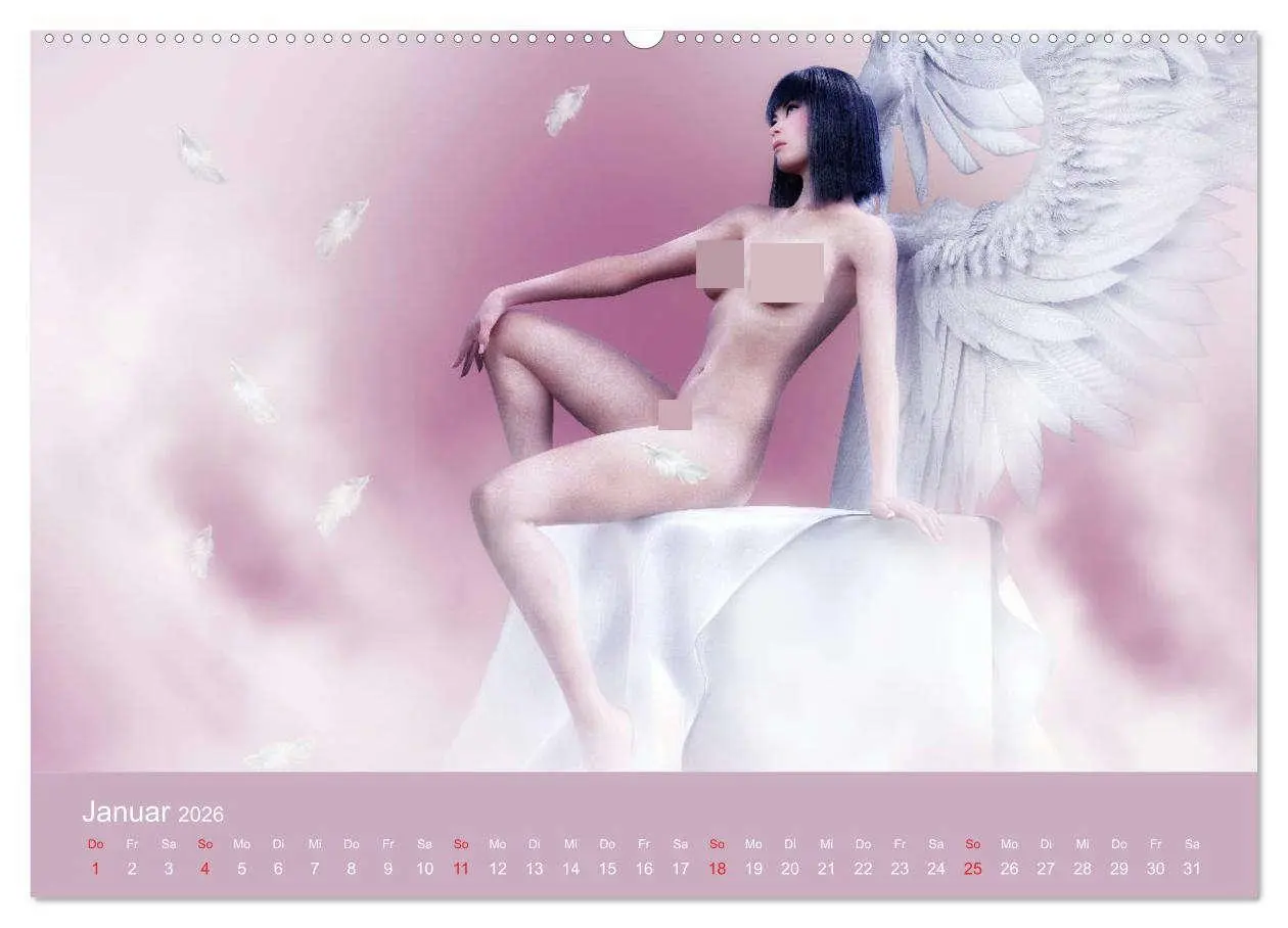 Bild: 9783457818992 | Engel der Verführung - Mythologie als Akt (Wandkalender 2026 DIN A2...
