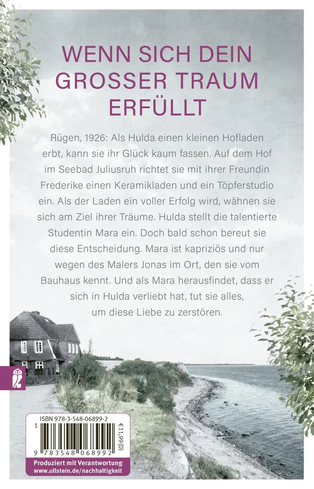 Rückseite: 9783548068992 | Die Töpferei am Meer | Roman Von der Autorin von Vier Frauen am Meer