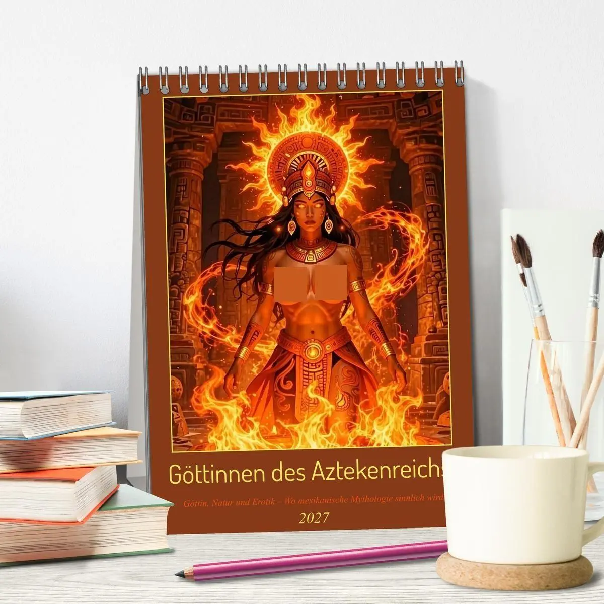 Bild: 9783594128992 | Göttinnen des Aztekenreichs (Tischkalender 2027 DIN A5 hoch),...