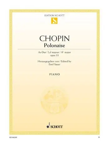 Cover: 9790001088992 | Polonaise As Opus 53 | Frédéric Chopin | Buch | Schott Music