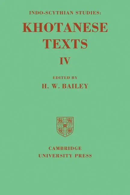 Cover: 9780521119092 | Khotanese Texts | Harold Walter Bailey | Taschenbuch | Englisch | 2009