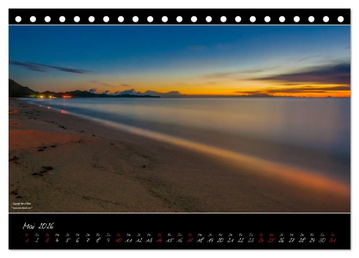 Bild: 9783516109092 | Sardinien Panoramakalender (Tischkalender 2026 DIN A5 quer),...