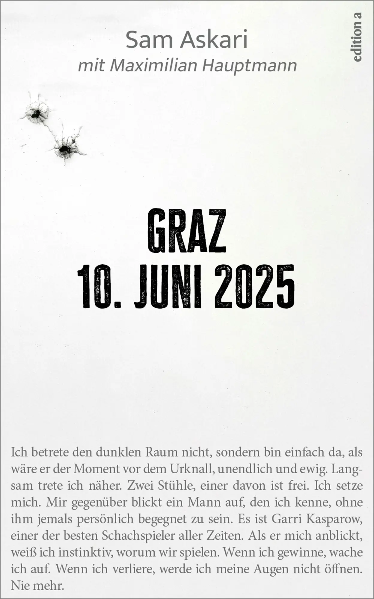 Cover: 9783990019092 | Graz, 10. Juni 2025 | Sam Askari | Buch | 144 S. | Deutsch | 2026