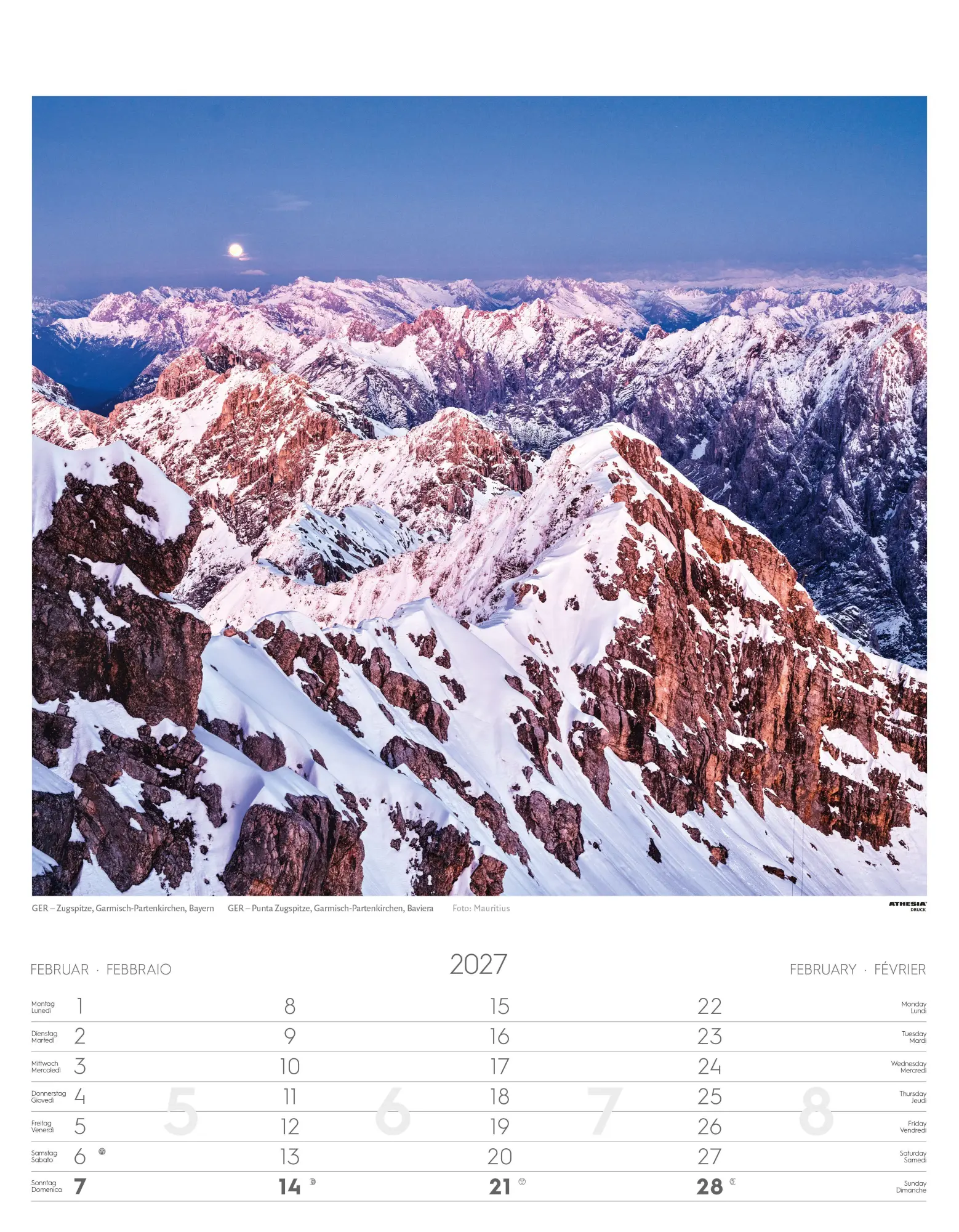 Bild: 9788868399092 | Alpen Kalender 2027 | Alpi - Alps | Athesia-Tappeiner Verlag | 14 S.