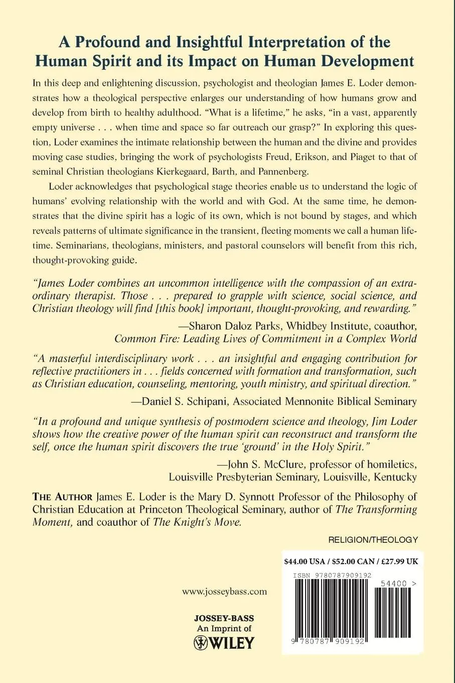 Rückseite: 9780787909192 | The Logic of the Spirit | Human Development in Theological Perspective