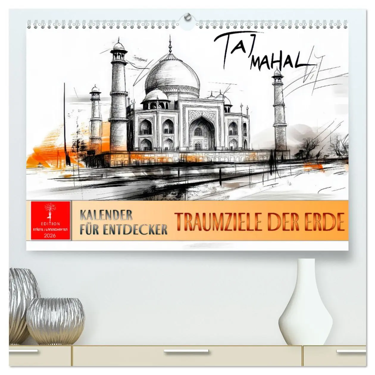 Cover: 9783457249192 | Traumziele der Erde - Kalender für Entdecker (hochwertiger Premium...