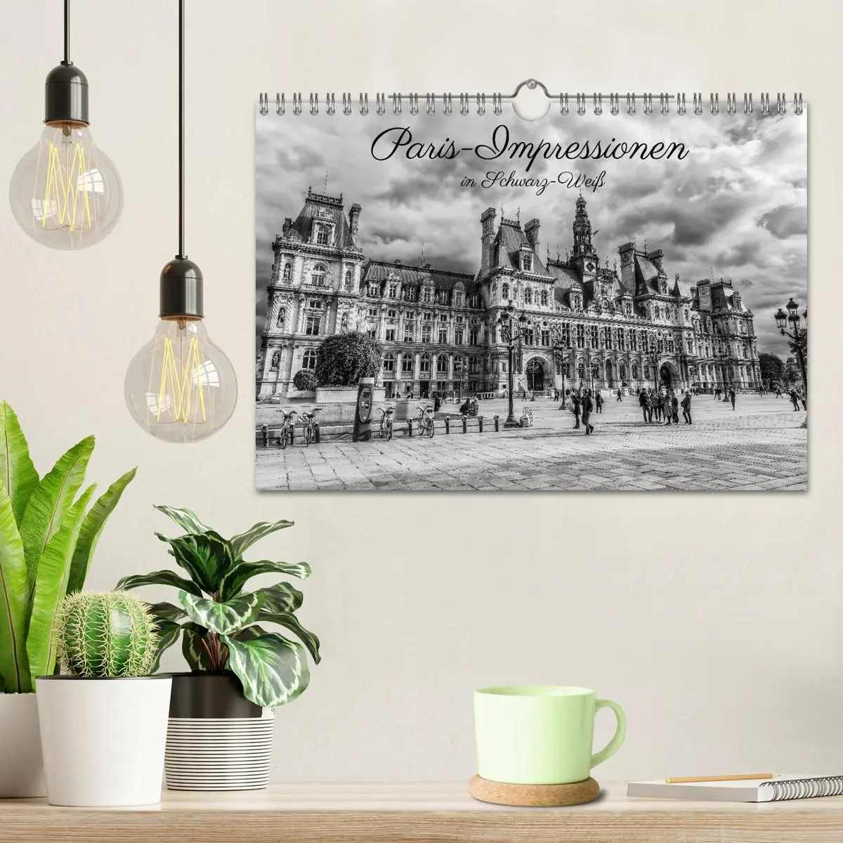 Bild: 9783457939192 | Paris-Impressionen in Schwarz-Weiß (Wandkalender 2026 DIN A4 quer),...