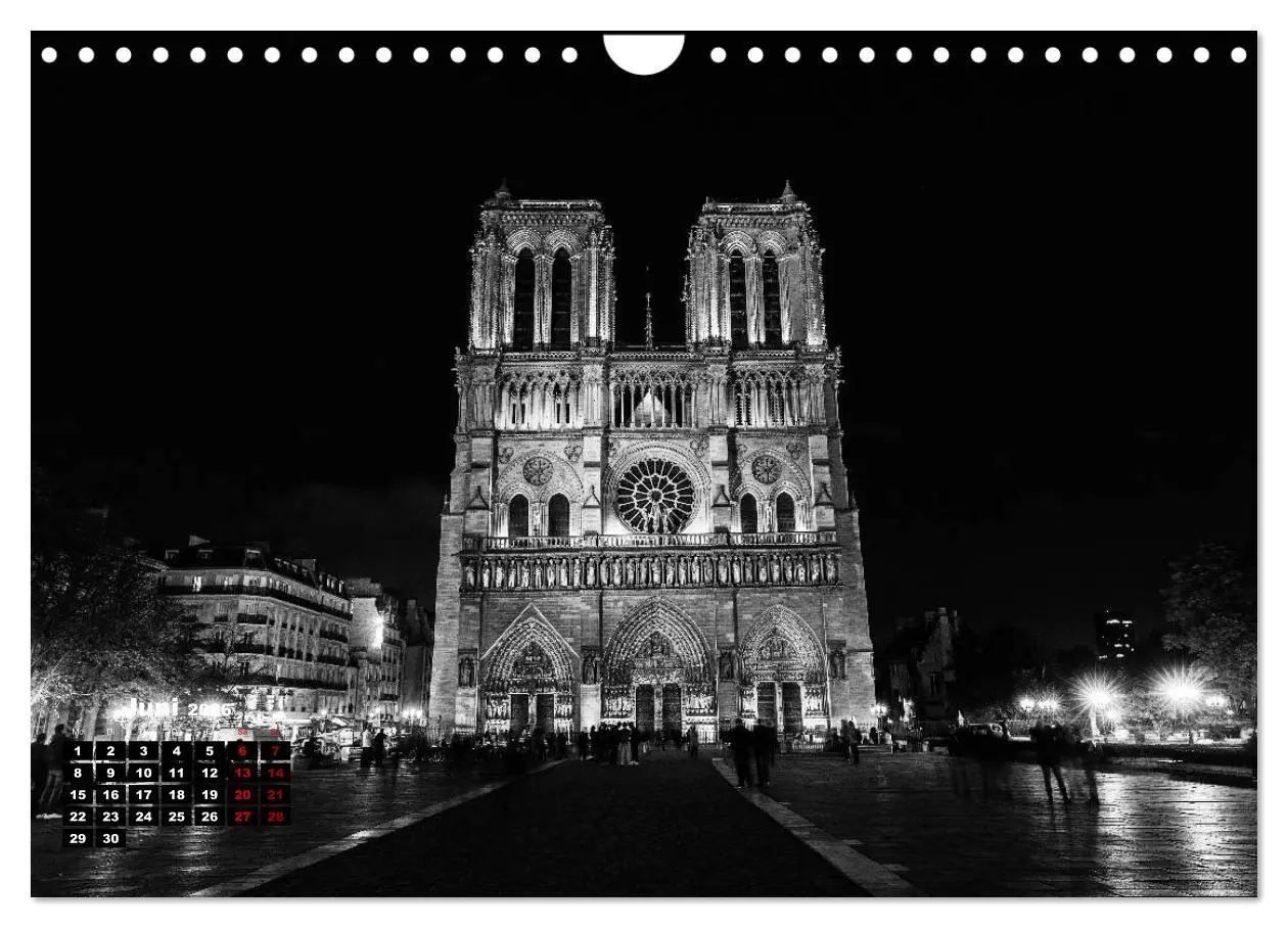Bild: 9783457939192 | Paris-Impressionen in Schwarz-Weiß (Wandkalender 2026 DIN A4 quer),...