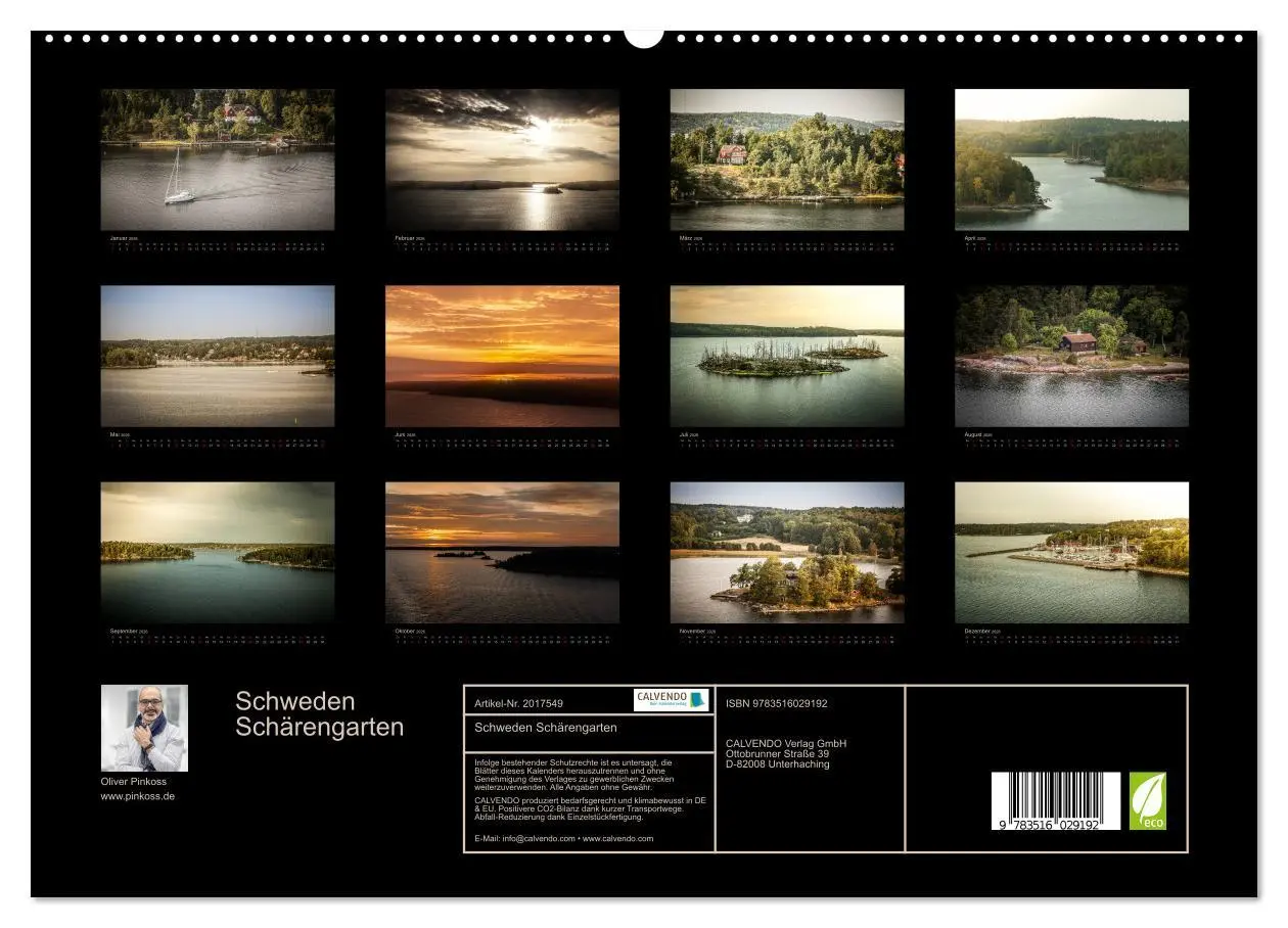Bild: 9783516029192 | Schweden Schärengarten (hochwertiger Premium Wandkalender 2026 DIN...