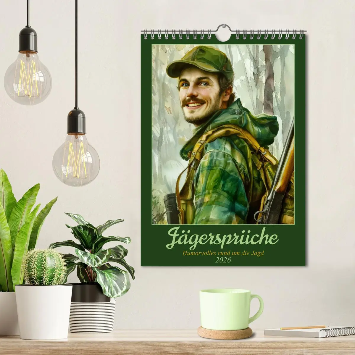 Bild: 9783516269192 | Jägersprüche (Wandkalender 2026 DIN A4 hoch), CALVENDO Monatskalender