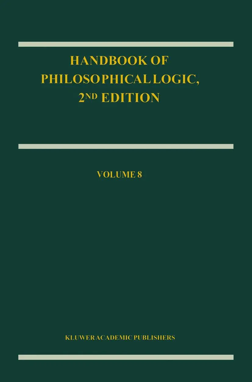 Cover: 9789401039192 | Handbook of Philosophical Logic | Volume 8 | Franz Guenthner (u. a.)