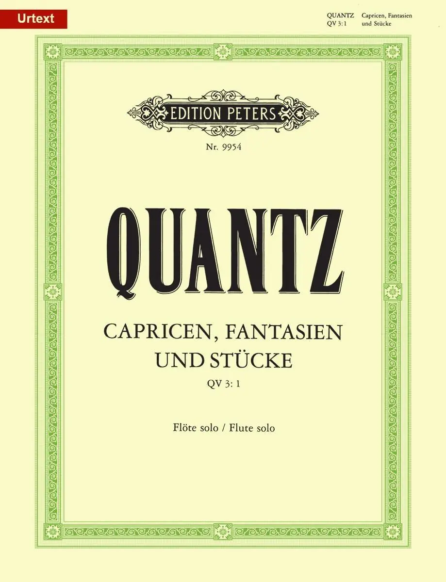 Cover: 9790014079192 | Caprices, Fantasies and Pieces | Johann Joachim Quantz | Broschüre