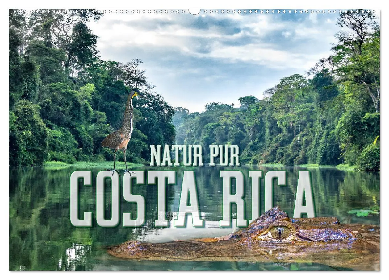 Cover: 9783457859292 | Natur pur, Costa Rica (Wandkalender 2026 DIN A2 quer), CALVENDO...