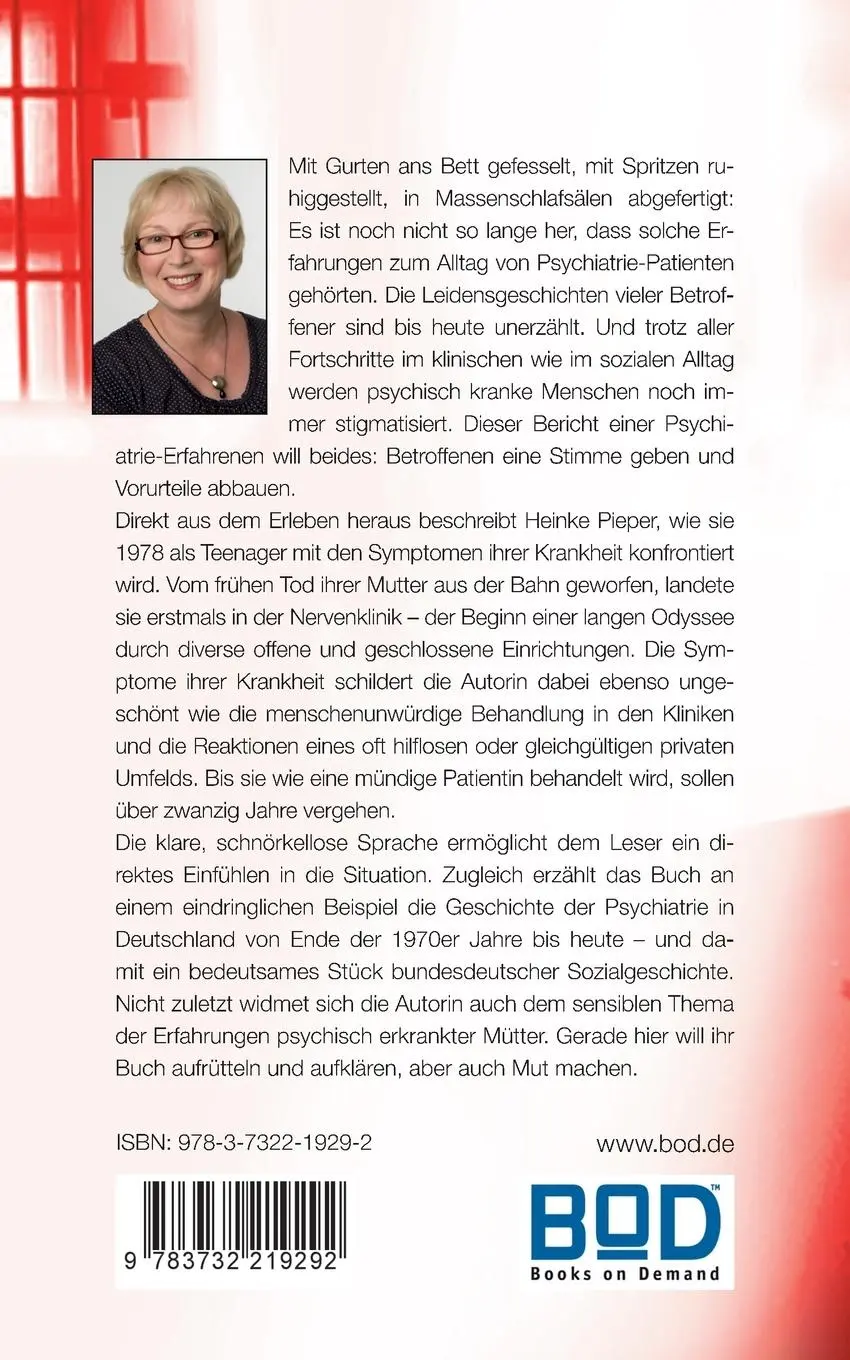 Rückseite: 9783732219292 | Und dann das mit dir ... | Aufzeichnungen einer Psychiatrie-Erfahrenen