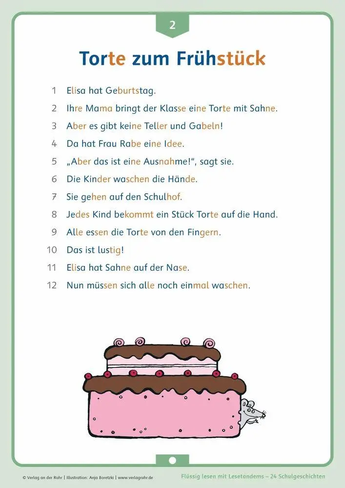 Bild: 9783834669292 | Flüssig lesen mit Lesetandems - 24 Schulgeschichten, Klasse 1/2 | Box