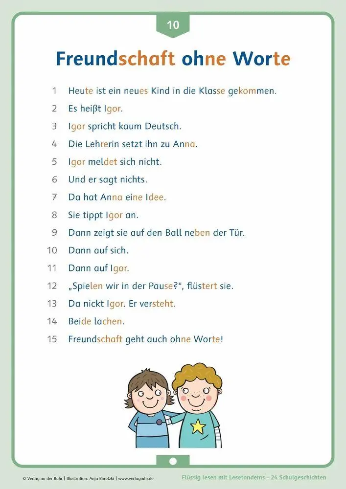 Bild: 9783834669292 | Flüssig lesen mit Lesetandems - 24 Schulgeschichten, Klasse 1/2 | Box