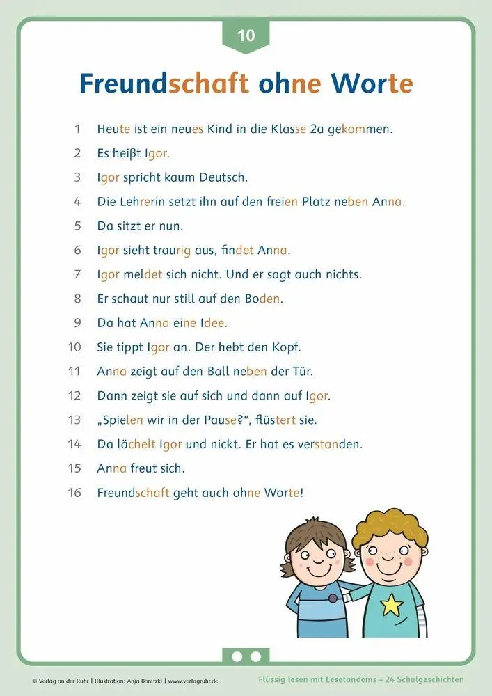 Bild: 9783834669292 | Flüssig lesen mit Lesetandems - 24 Schulgeschichten, Klasse 1/2 | Box