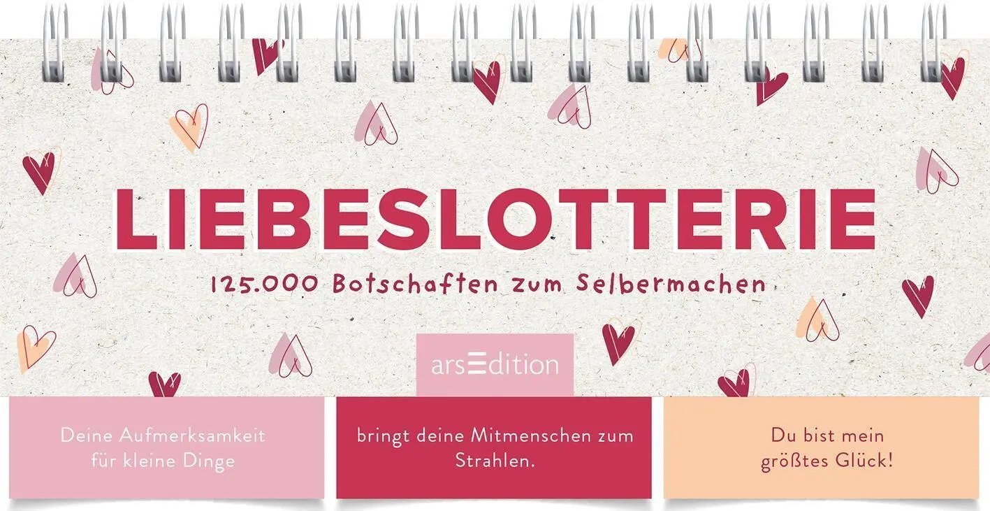 Cover: 9783845869292 | Liebeslotterie | 125.000 Botschaften zum Selbermachen | Taschenbuch