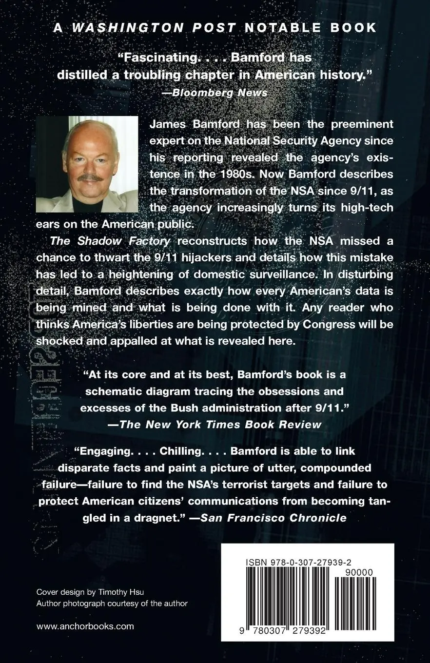 Rückseite: 9780307279392 | The Shadow Factory | The NSA from 9/11 to the Eavesdropping on America