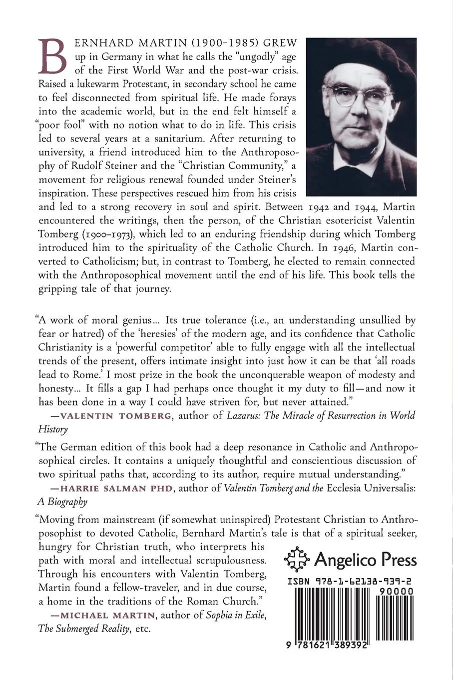 Rückseite: 9781621389392 | Through Anthroposophy to the Universal Church | Martin (u. a.) | Buch