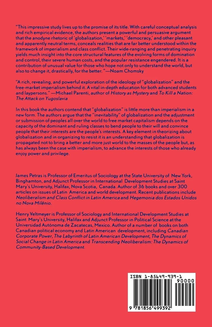 Rückseite: 9781856499392 | Globalization Unmasked | Imperialism in the 21st Century | Taschenbuch