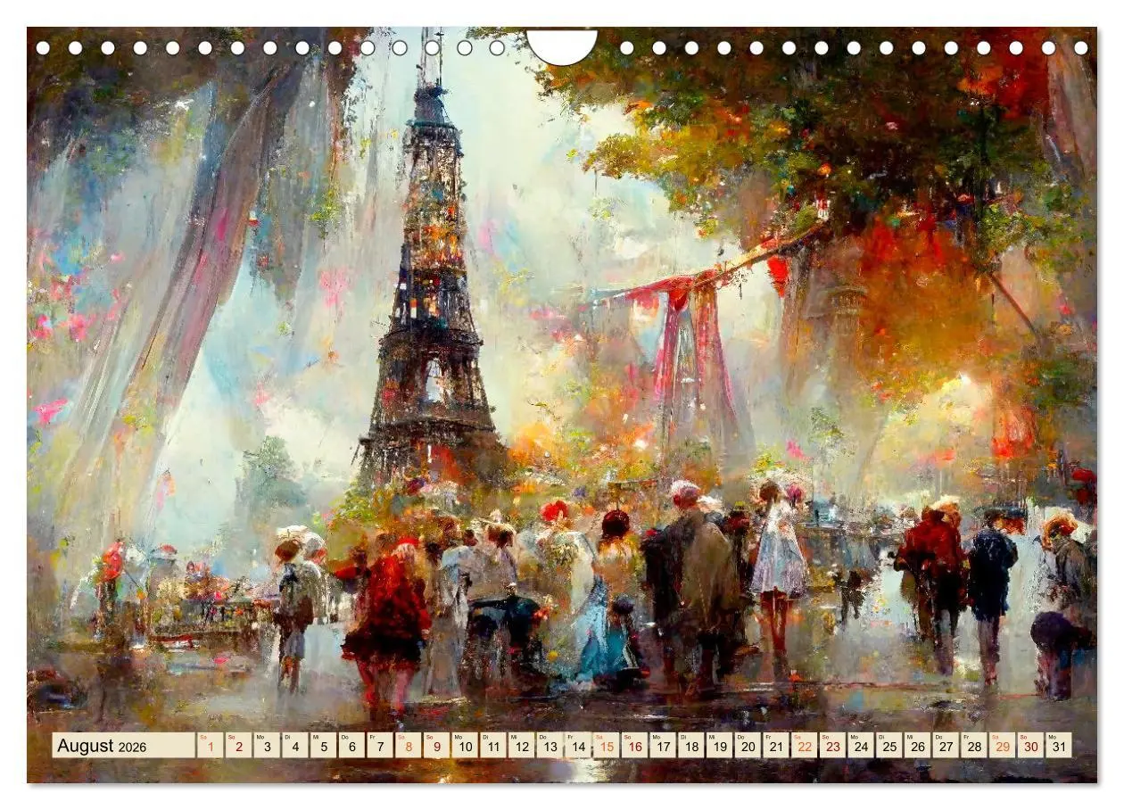 Bild: 9783457539392 | Paris - impressionistische Eindrücke (Wandkalender 2026 DIN A4...
