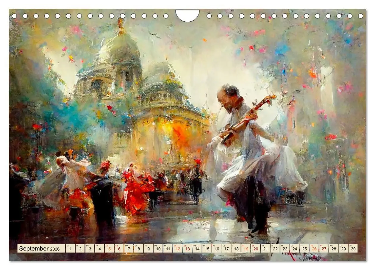 Bild: 9783457539392 | Paris - impressionistische Eindrücke (Wandkalender 2026 DIN A4...