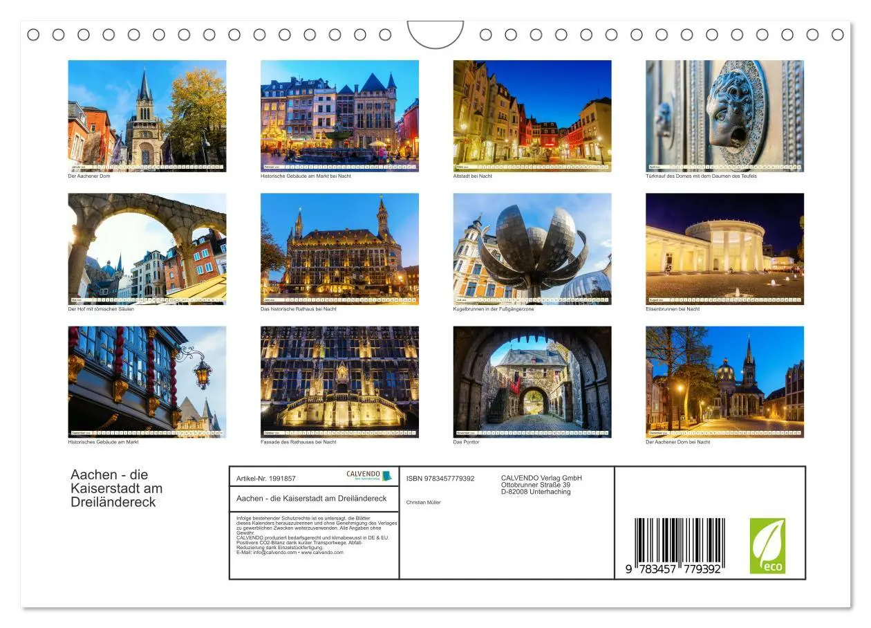Bild: 9783457779392 | Aachen - die Kaiserstadt am Dreiländereck (Wandkalender 2026 DIN A4...