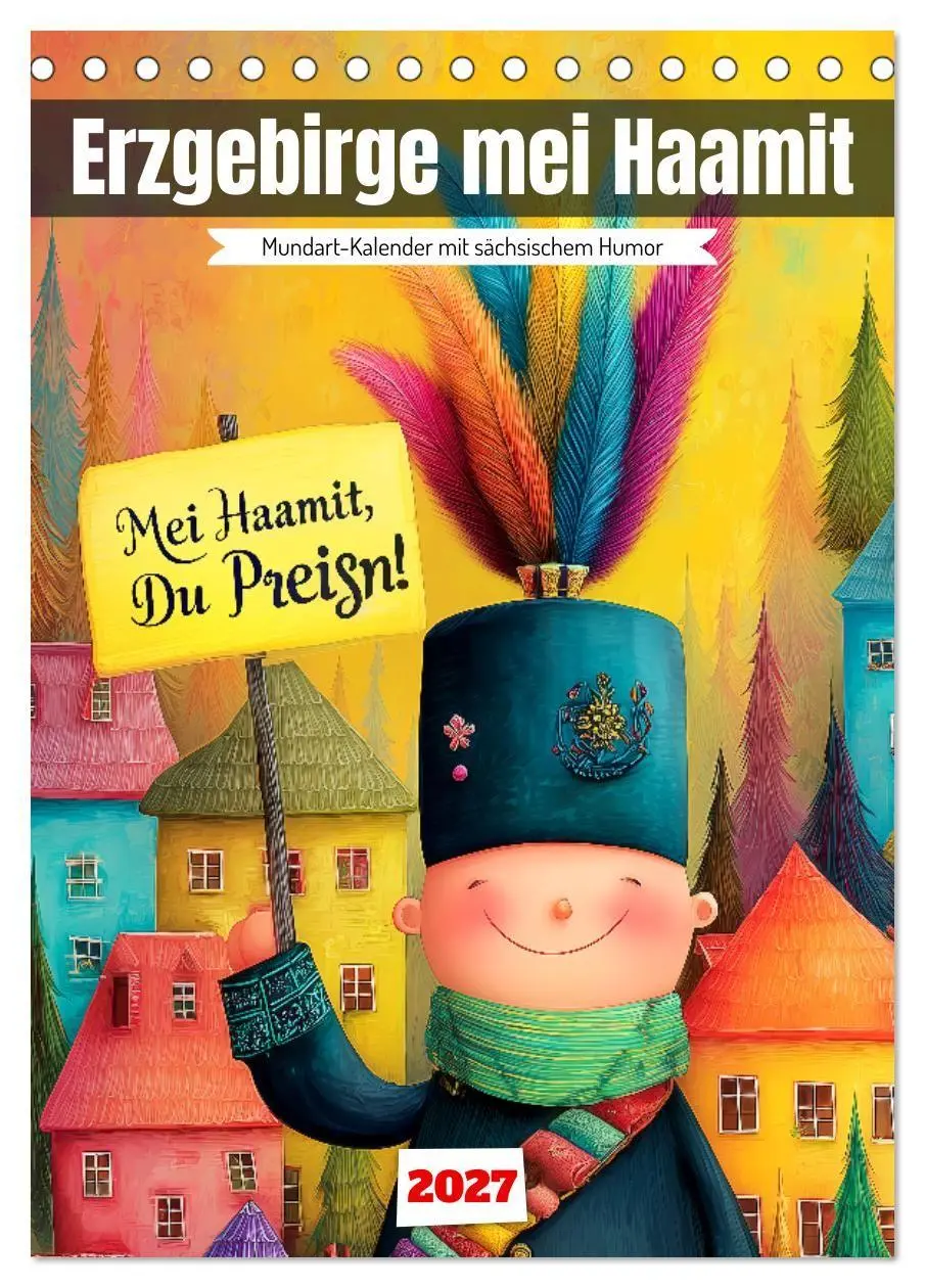 Cover: 9783516869392 | Erzgebirge mei Haamit - Mundart-Kalender mit sächsischem Humor...
