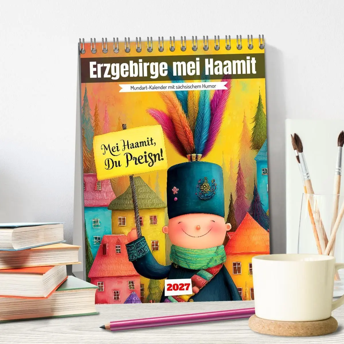 Bild: 9783516869392 | Erzgebirge mei Haamit - Mundart-Kalender mit sächsischem Humor...