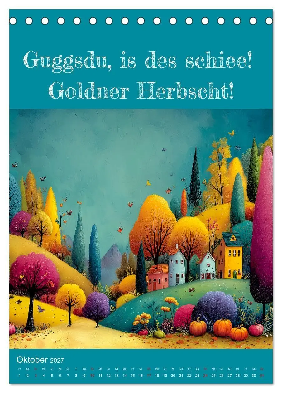 Bild: 9783516869392 | Erzgebirge mei Haamit - Mundart-Kalender mit sächsischem Humor...