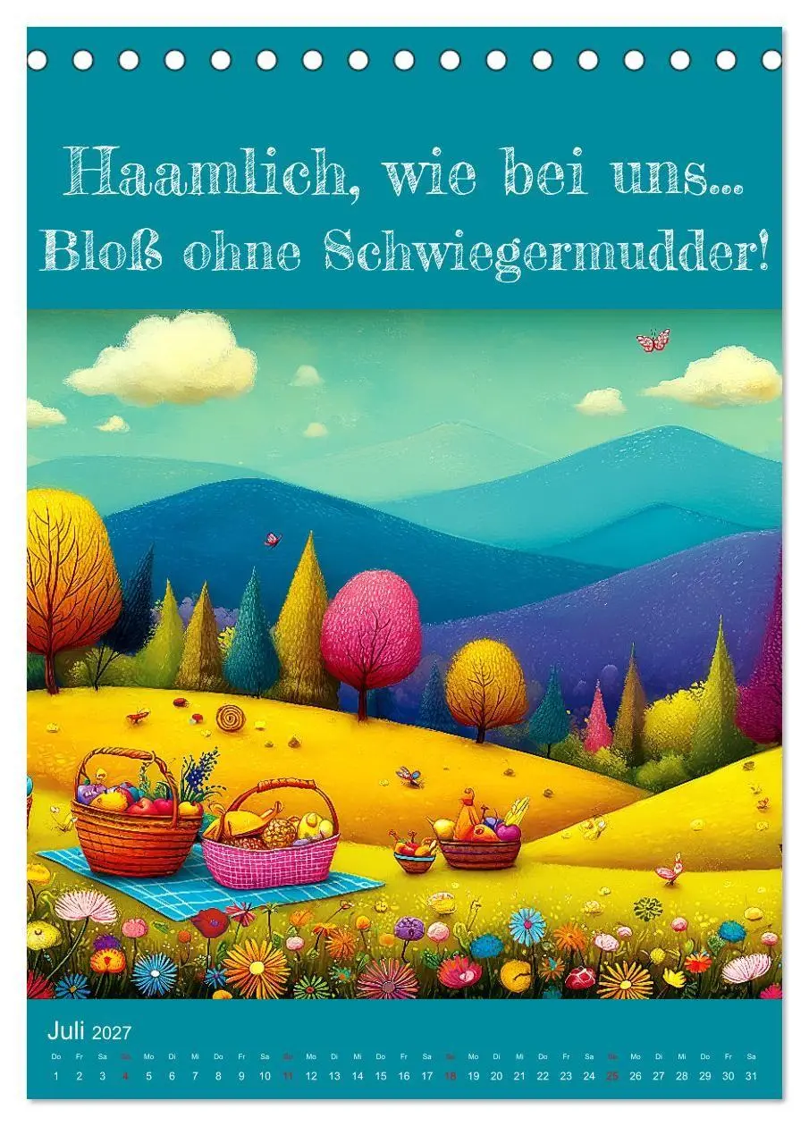 Bild: 9783516869392 | Erzgebirge mei Haamit - Mundart-Kalender mit sächsischem Humor...