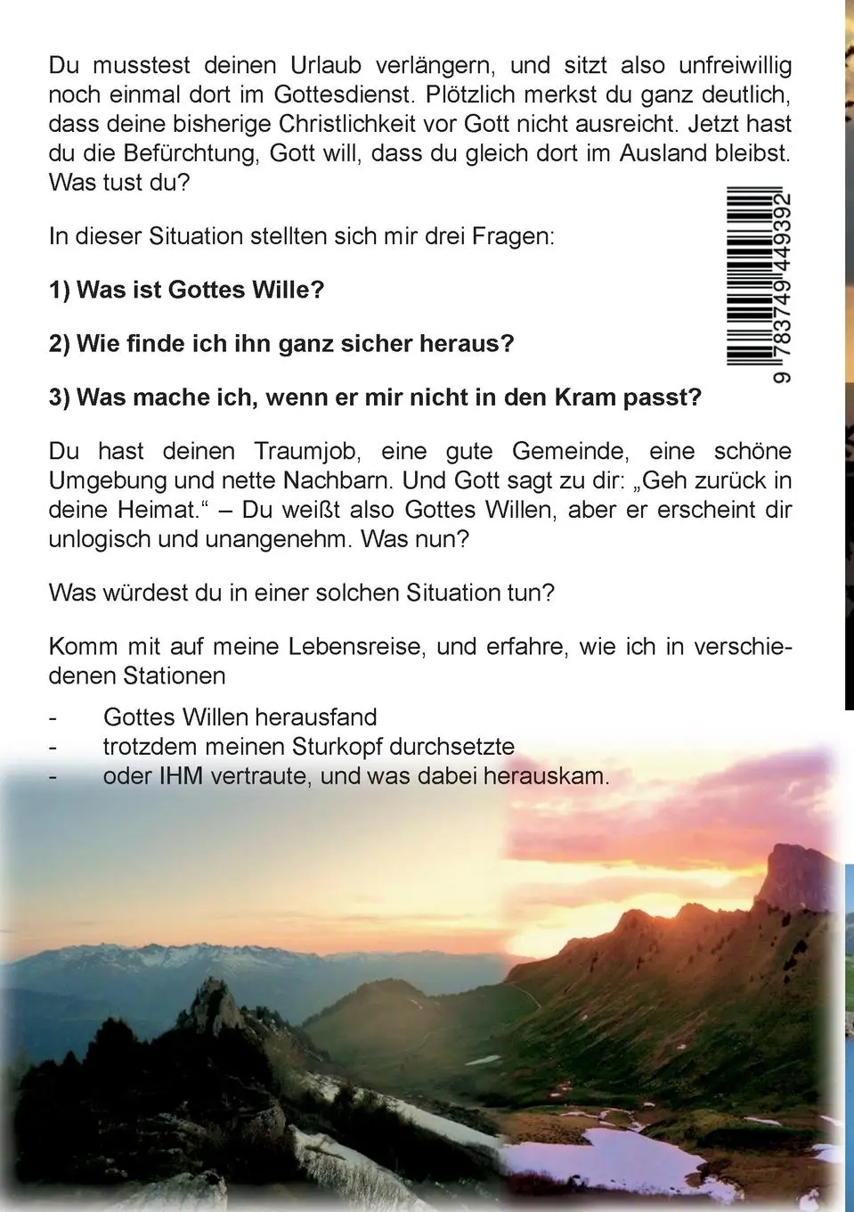 Rückseite: 9783749449392 | Gott braucht auch Sturköpfe | Sandra Müller | Taschenbuch | Paperback