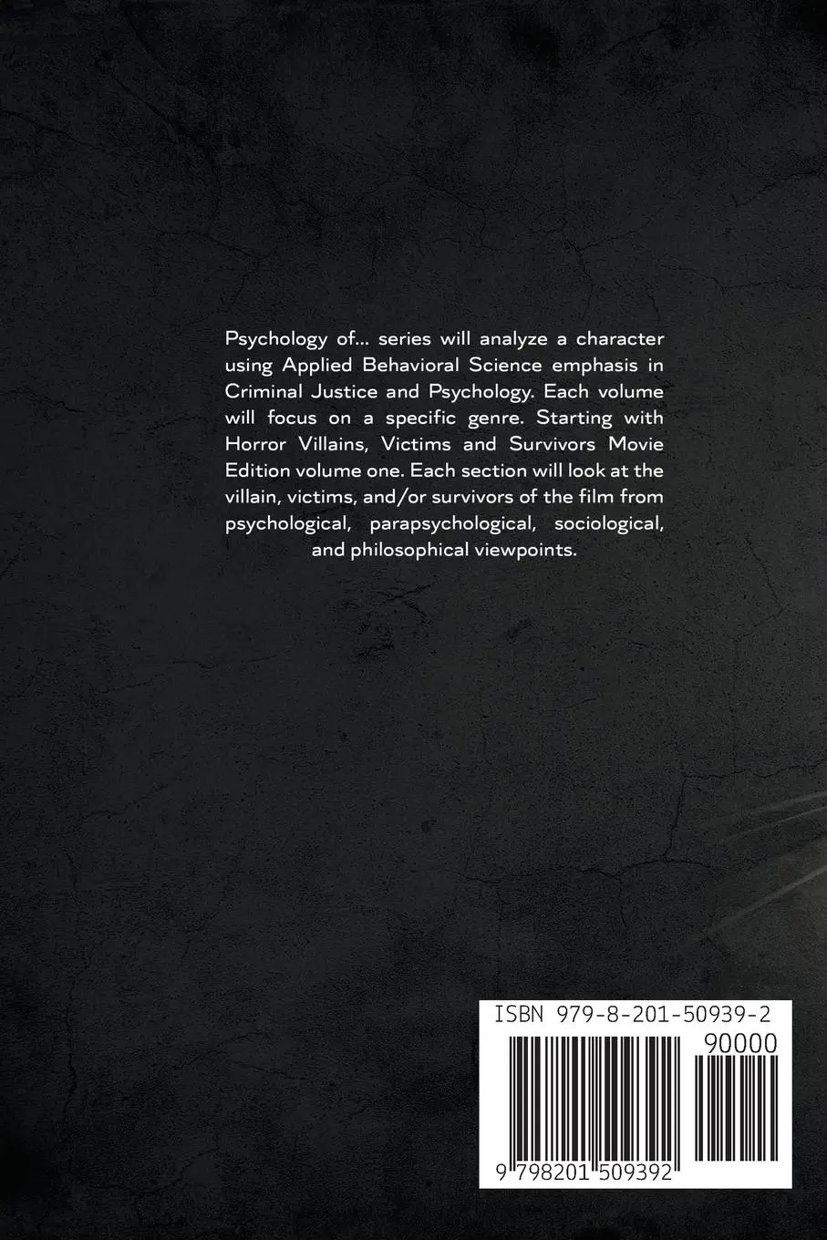 Rückseite: 9798201509392 | Psychology of...Horror Villains, Survivors, and Victims. Movie...