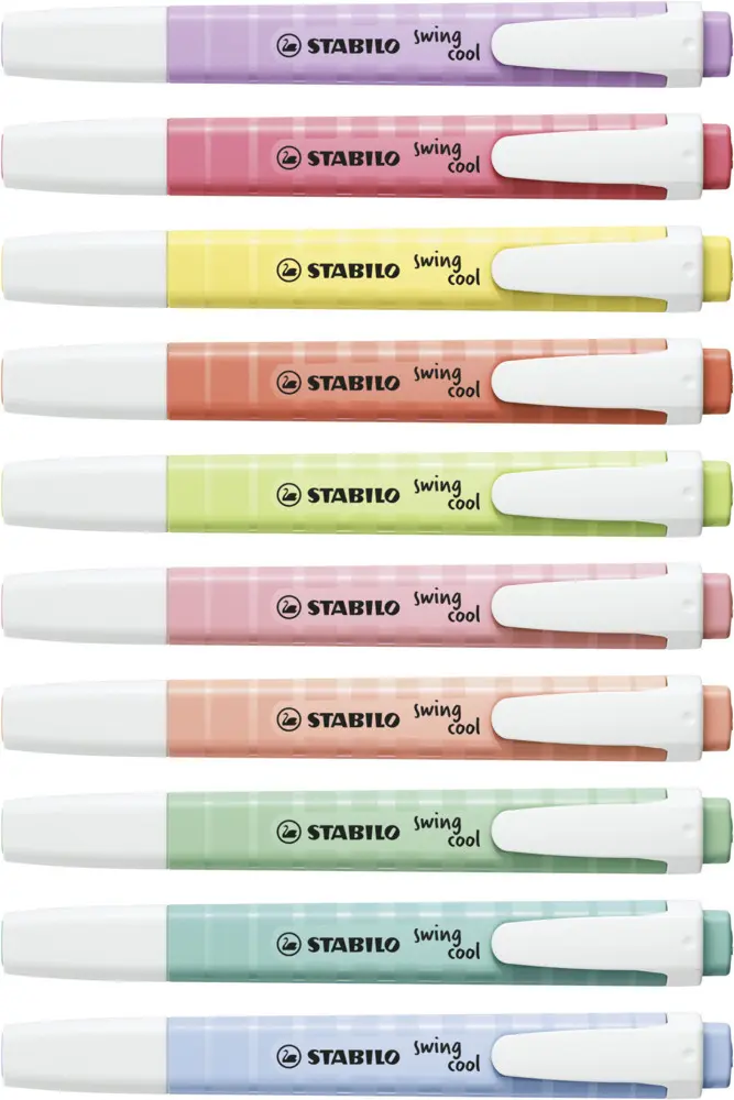 Bild: 4006381559492 | Textmarker - STABILO swing cool Pastel - 8er Pack - mit 8...