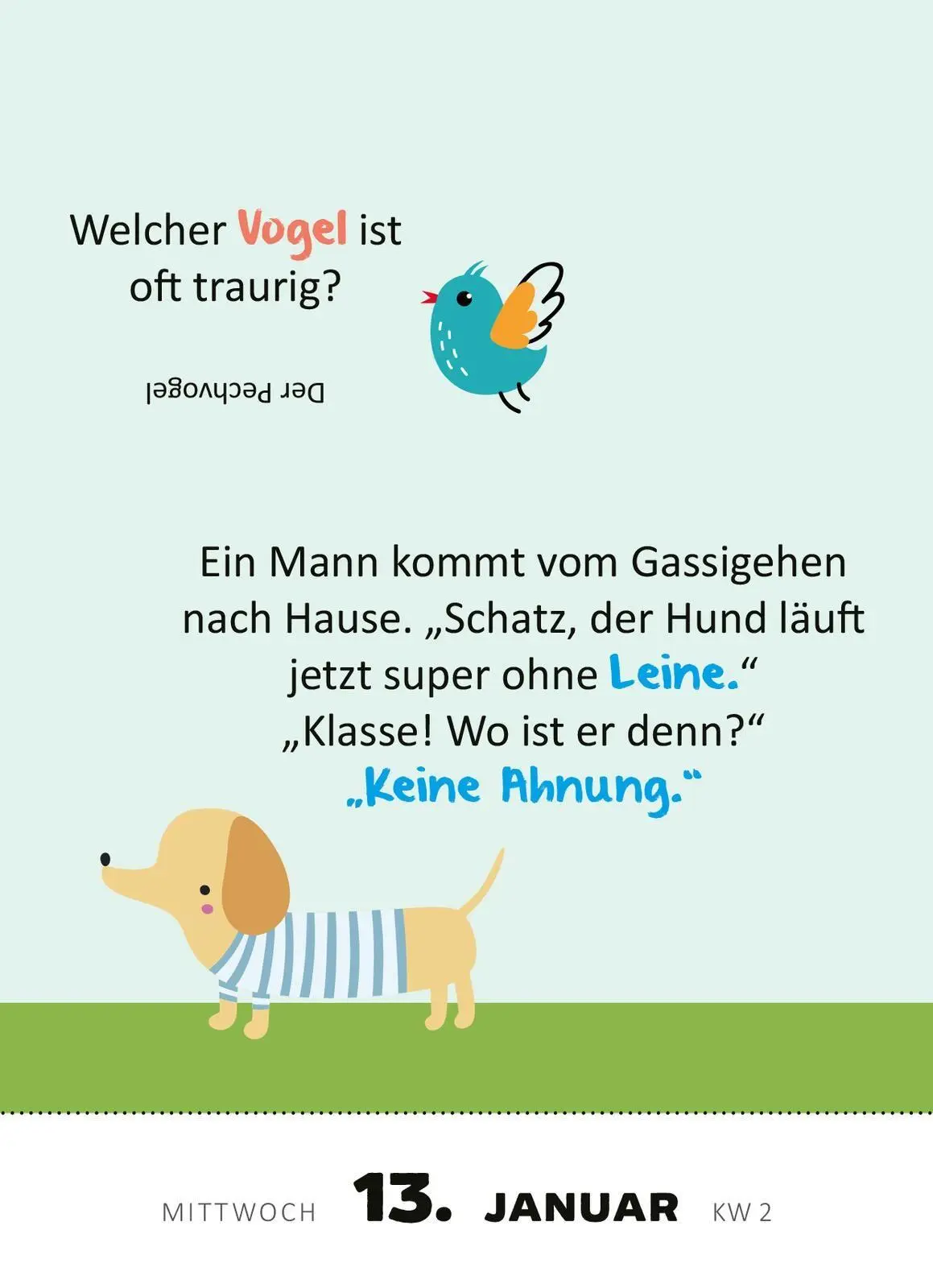 Bild: 4014489139492 | Abreißkalender 365 lustige Kinderwitze 2027 | Kalender | 640 S. | 2027