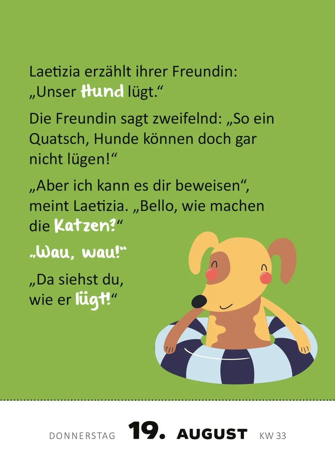 Bild: 4014489139492 | Abreißkalender 365 lustige Kinderwitze 2027 | Kalender | 640 S. | 2027