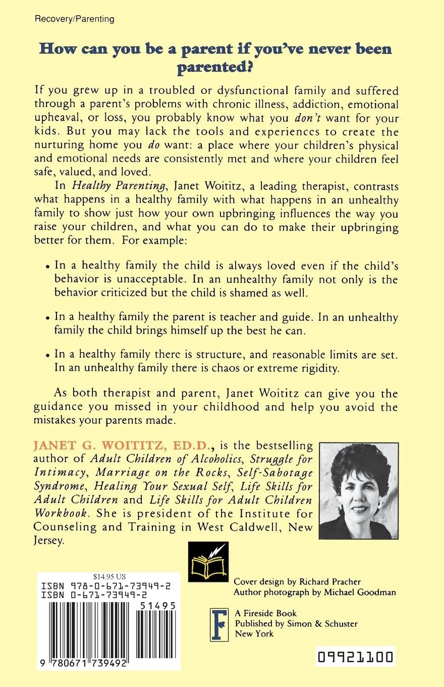 Rückseite: 9780671739492 | Healthy Parenting | An Empowering Guide for Adult Children | Woititz