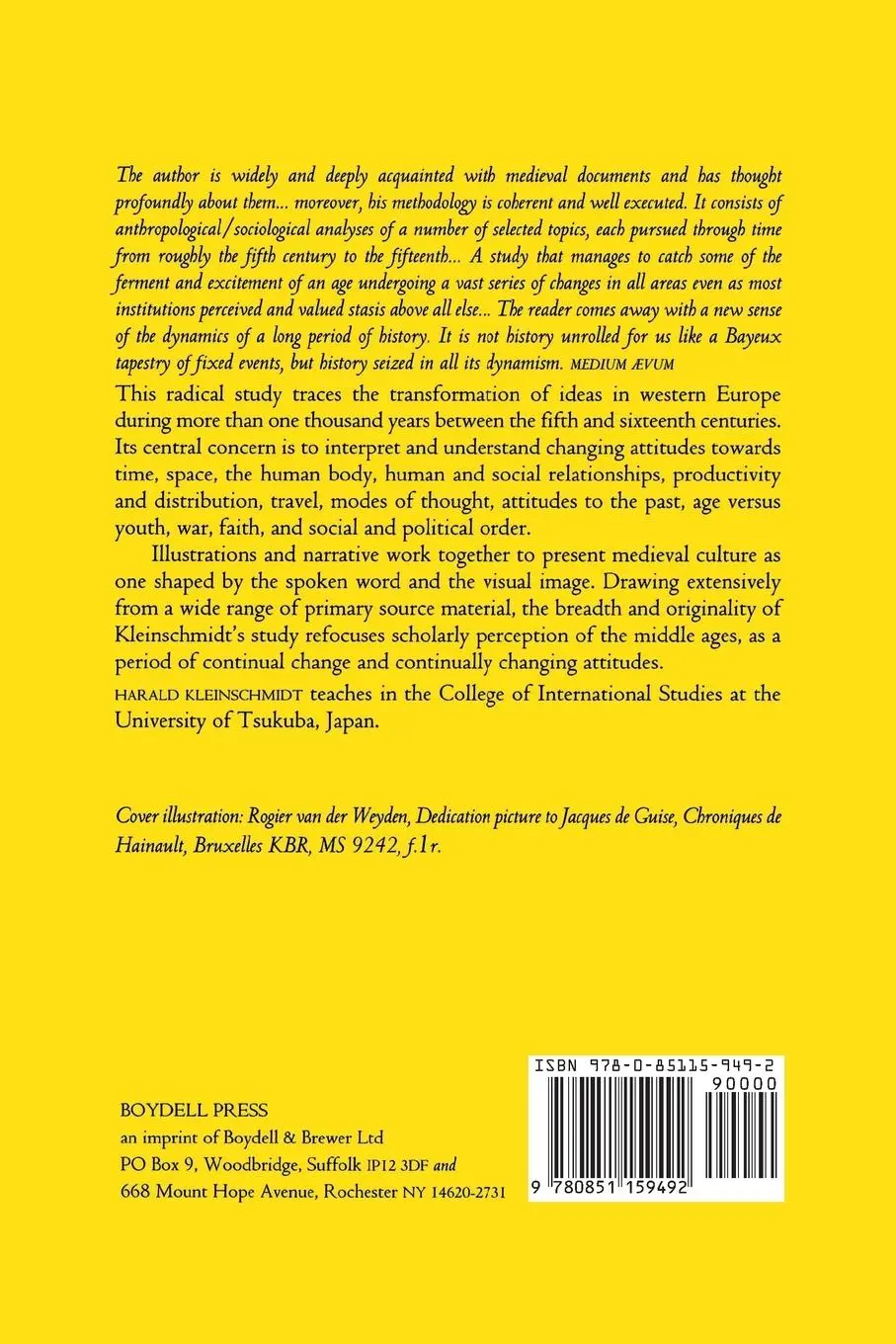 Rückseite: 9780851159492 | Understanding the Middle Ages | Harald Kleinschmidt | Taschenbuch