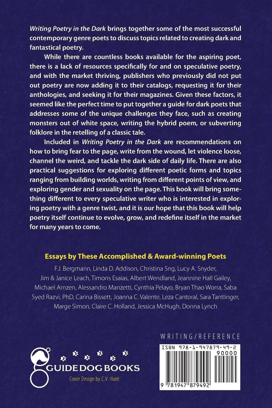 Rückseite: 9781947879492 | Writing Poetry in the Dark | Linda D. Addison (u. a.) | Taschenbuch