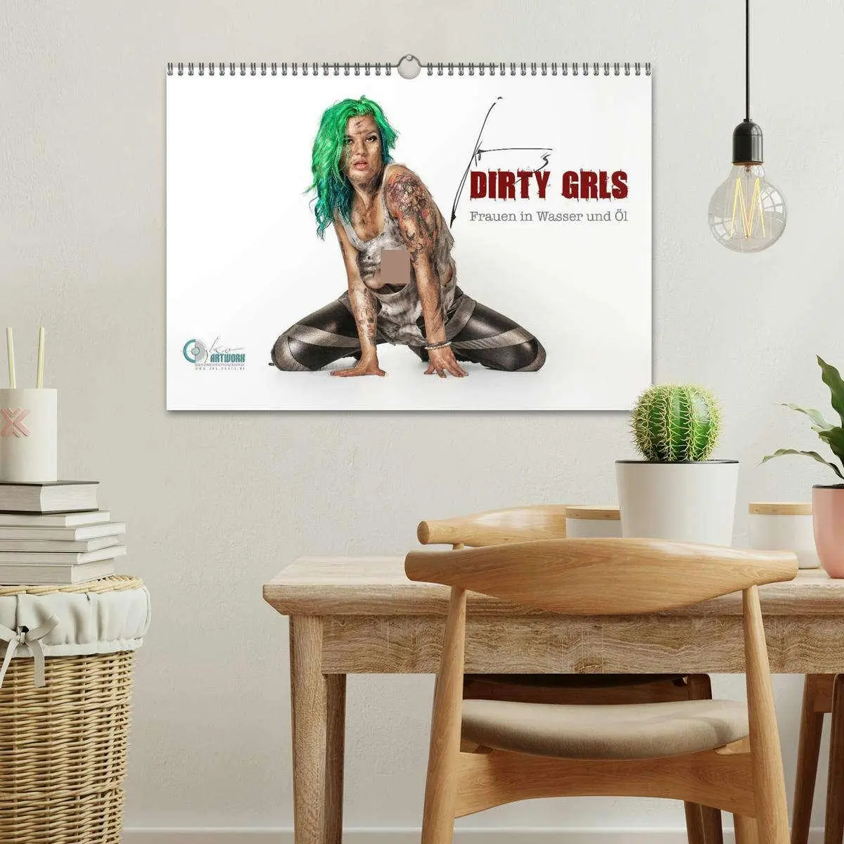 Bild: 9783516099492 | DIRTY GIRLS Frauen in Wasser und Öl (Wandkalender 2026 DIN A3...
