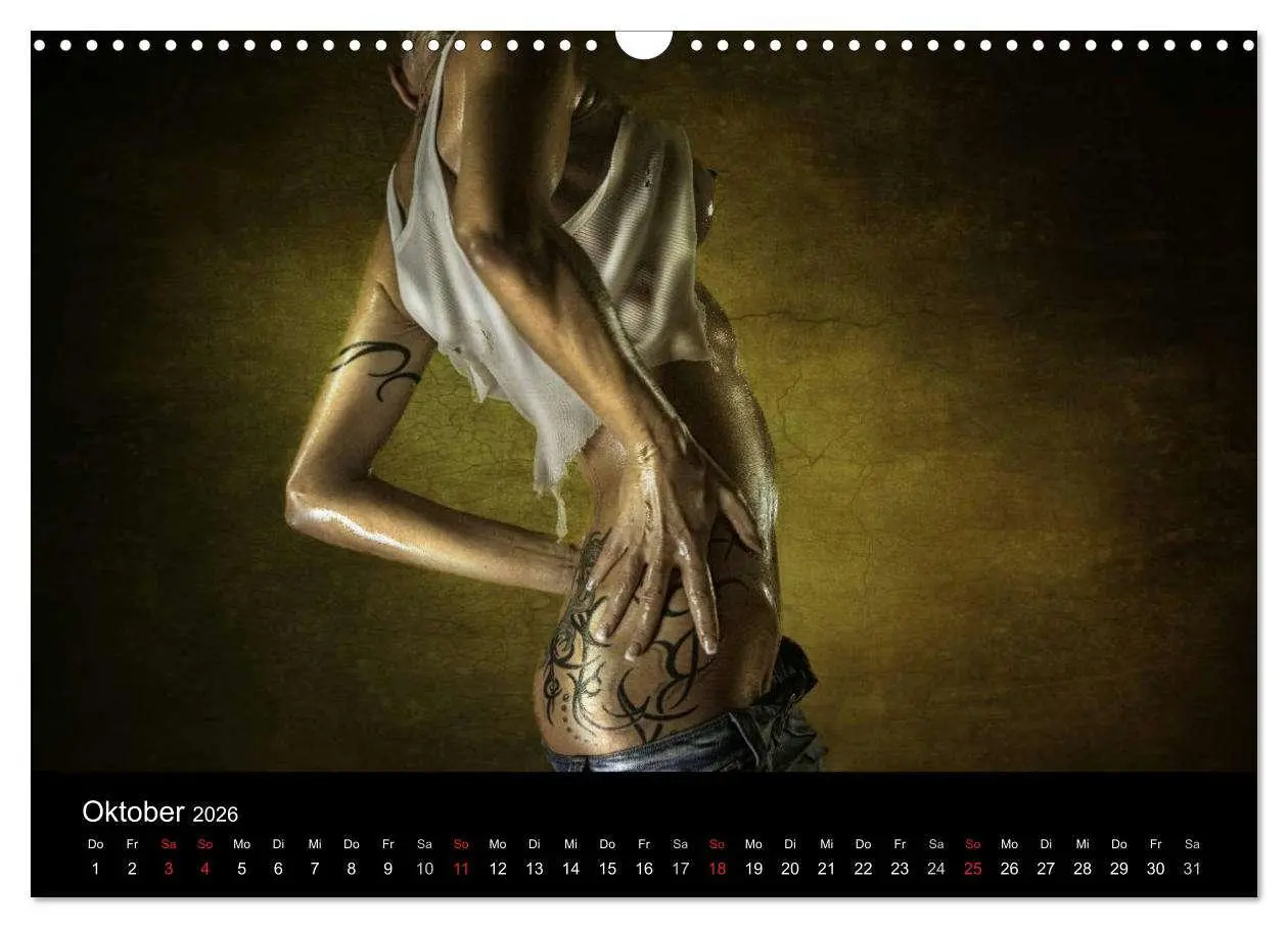 Bild: 9783516099492 | DIRTY GIRLS Frauen in Wasser und Öl (Wandkalender 2026 DIN A3...