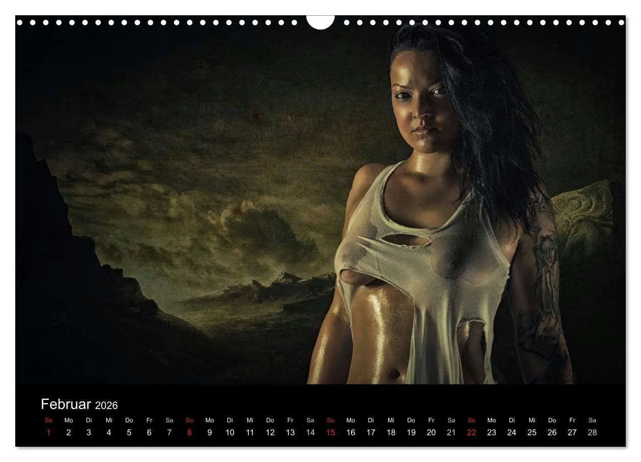 Bild: 9783516099492 | DIRTY GIRLS Frauen in Wasser und Öl (Wandkalender 2026 DIN A3...