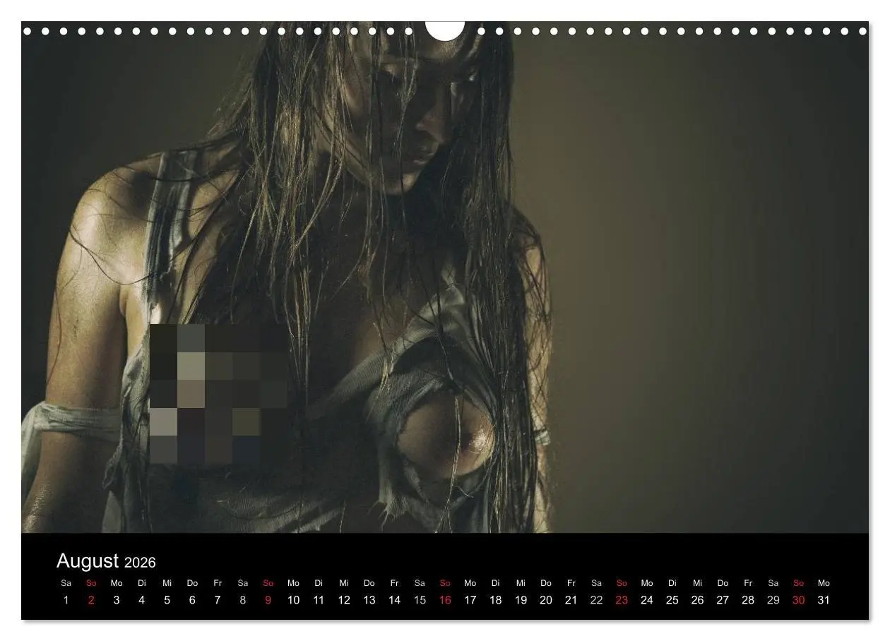 Bild: 9783516099492 | DIRTY GIRLS Frauen in Wasser und Öl (Wandkalender 2026 DIN A3...