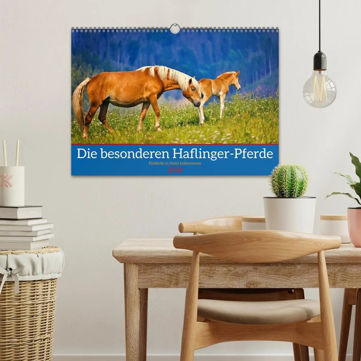 Bild: 9783516619492 | Die besonderen Haflinger-Pferde (Wandkalender 2026 DIN A3 quer),...