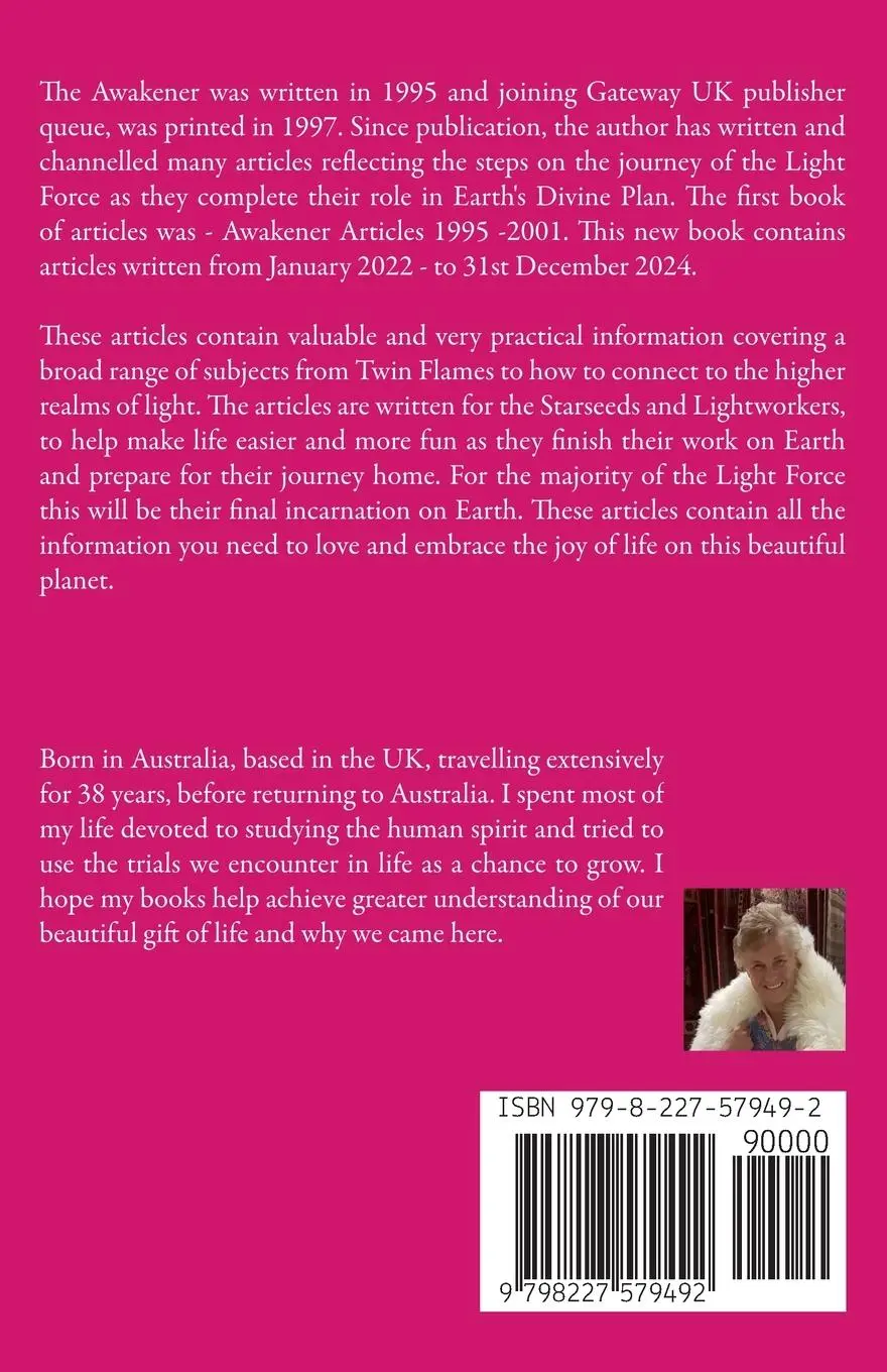 Rückseite: 9798227579492 | Ascension Awakening Articles 2022 - 2025 | Sandy Stevenson | Buch