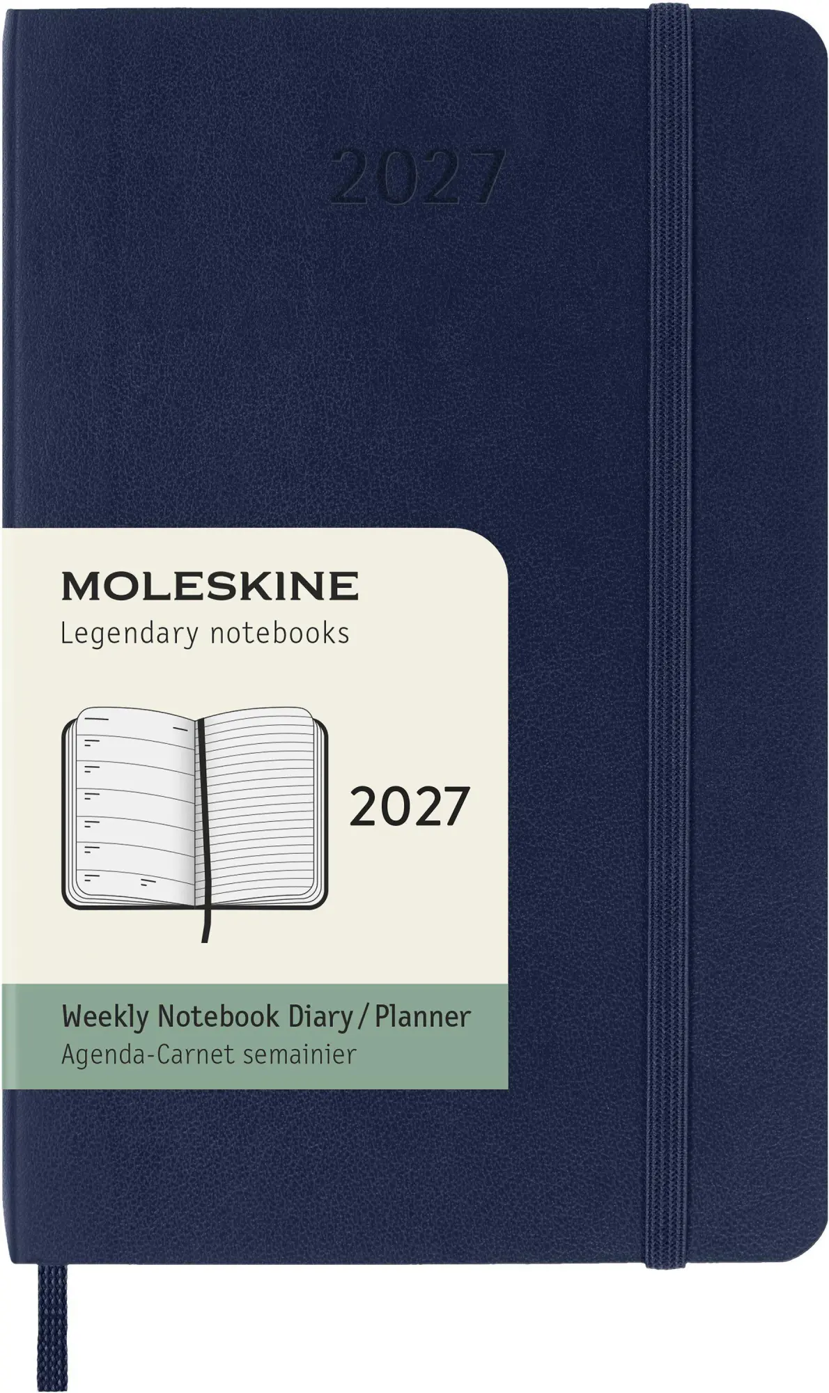 Cover: 8056999279592 | Moleskine 12 Monate Wochen Notizkalender 2027, Pocket/A6, 1 Wo = 1...