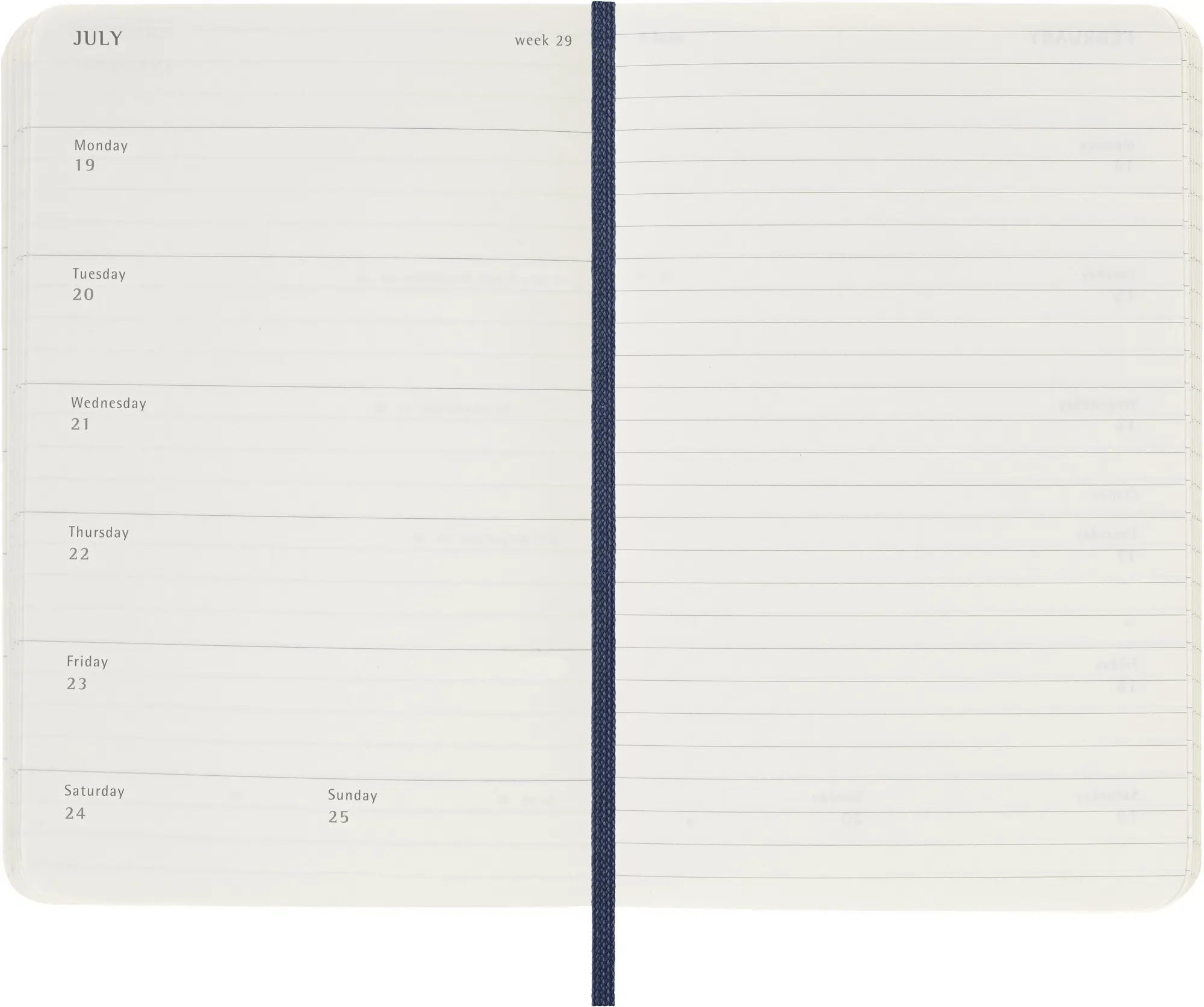 Bild: 8056999279592 | Moleskine 12 Monate Wochen Notizkalender 2027, Pocket/A6, 1 Wo = 1...
