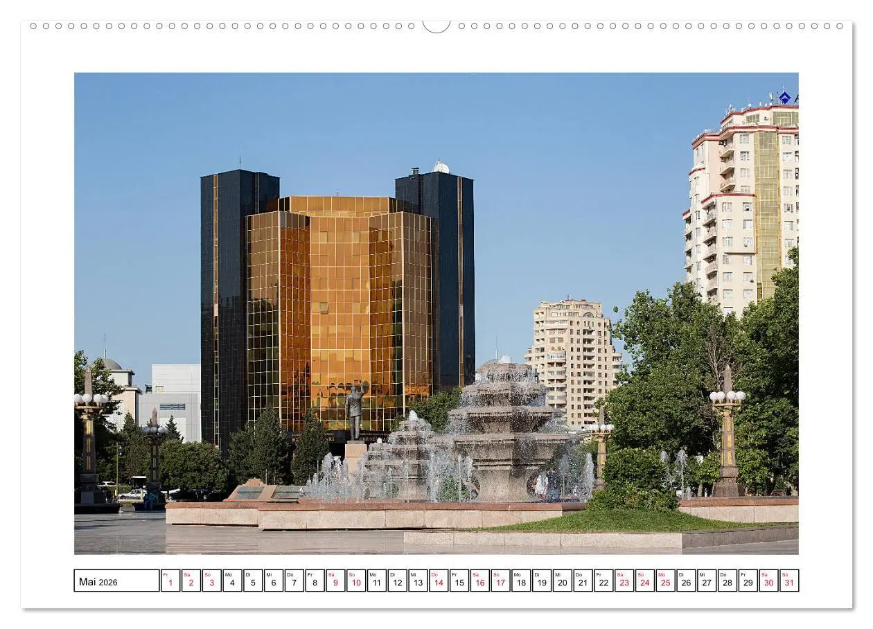 Bild: 9783457759592 | Baku - Erdöl, Sozialismus und Welterbe (Wandkalender 2026 DIN A2...